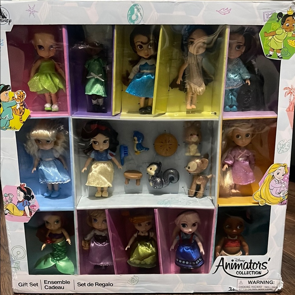 Disney Blue and Green Dolls & Accessories Set